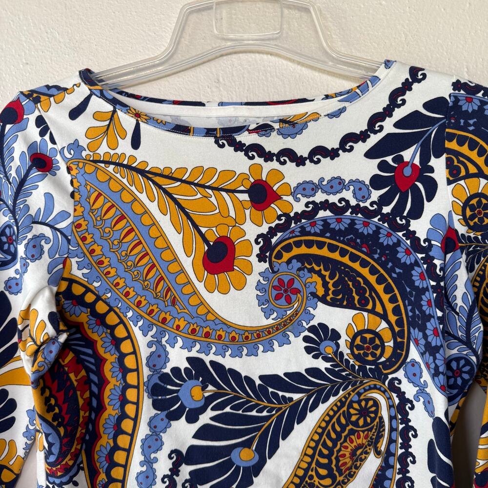 The Talbots Tee Size M/P Scroll Pullover T-Shirt … - image 3